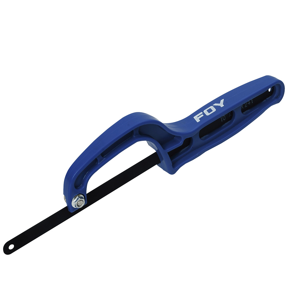 Mini arco de segueta con mango plástico 10" y 12", 12" Foy