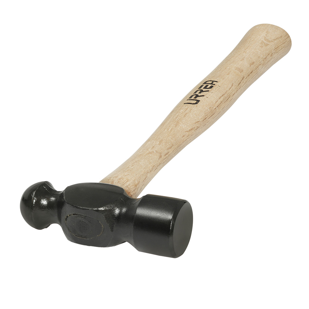 Martillo de bola black con mango de madera de 14", 12 oz Urrea