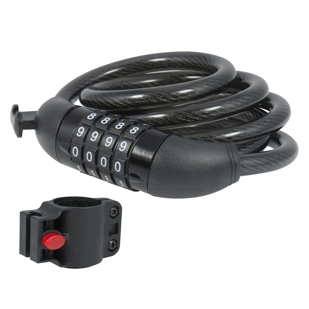 Candado de cable de combinación 8 mm x 1 m Lock