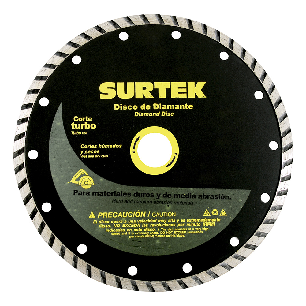 Disco de diamante turbo 4" Surtek