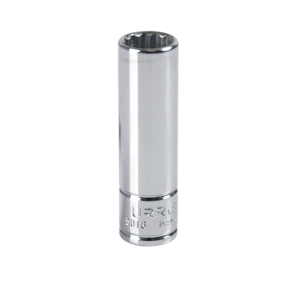 Dado largo cuadro de 3/8", 12 puntas, en pulgadas, 1/2" Urrea