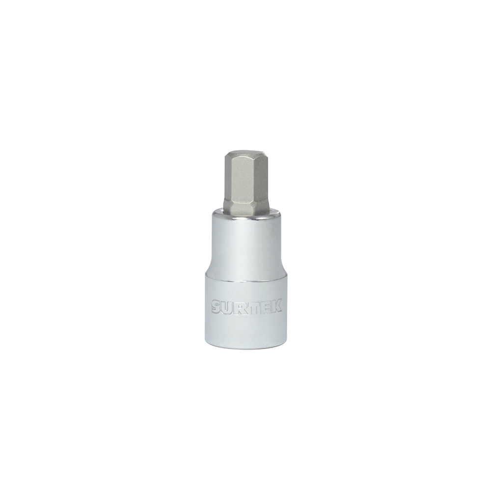 Dado con punta hexagonal cuadro de 1/2", métrico, 8 mm Surtek