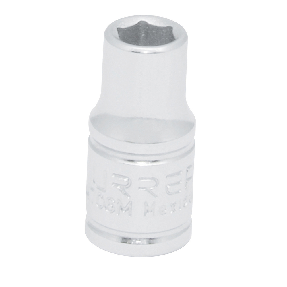 Dado cuadro de 1/4", 6 puntas, métrico, 6 mm Urrea