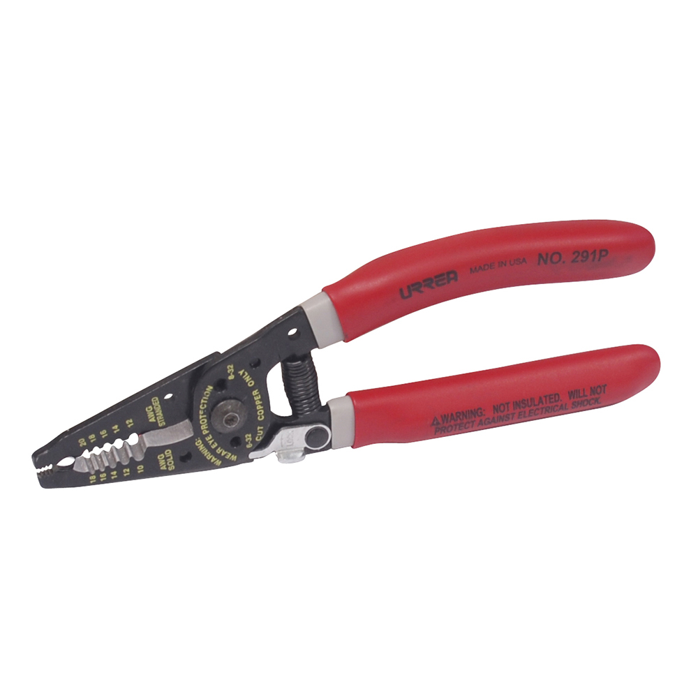 Pinza pelacable con mango air cushion 10-20 AWG de 7-1/4" ergonómica Urrea