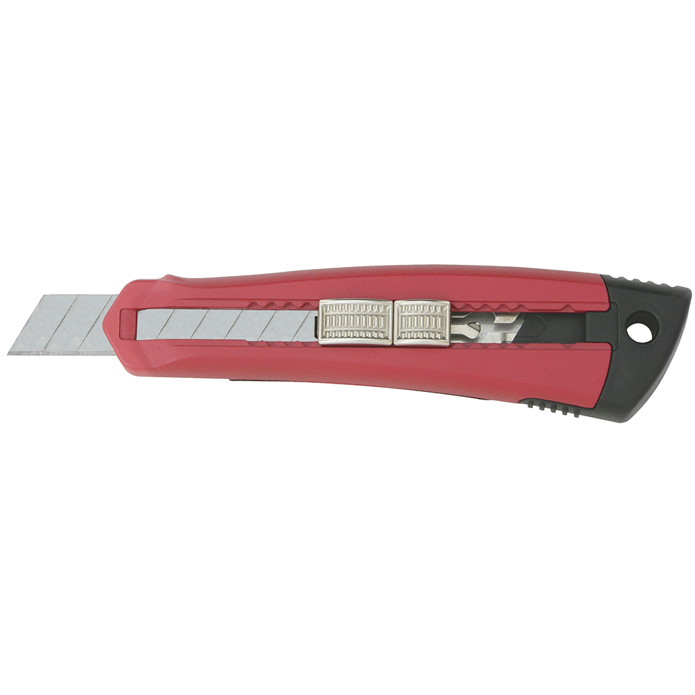 Cutter con cuerpo de zamac  de 22 mm, cambio automático de navaja Urrea
