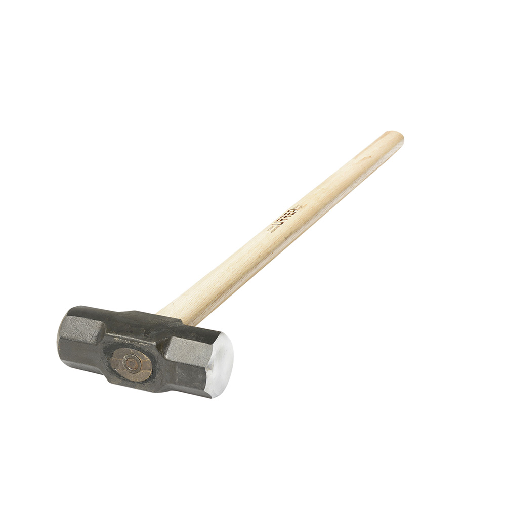 Marro octagonal cabeza maquinada con mango de madera de 36", 12 lb Urrea