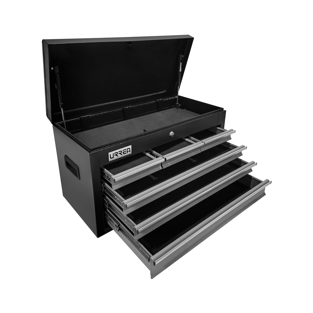 Gabinete superior 6 gavetas color negro serie H 41" Urrea