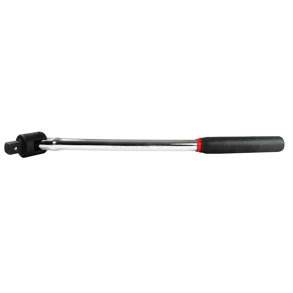 Mango articulado con mango rubber grip para dado cuadro de 1", 28-1/2" Urrea