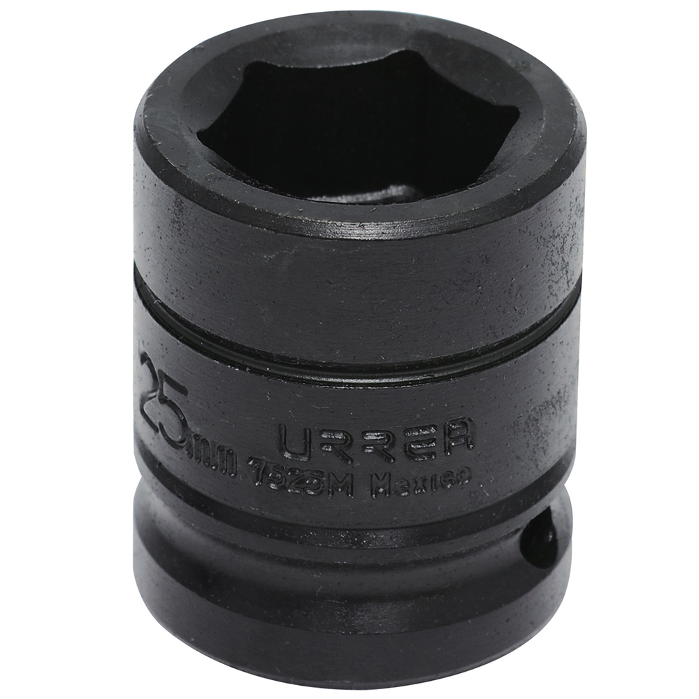 Dado de impacto cuadro de 3/4", 6 puntas, métrico, 25 mm Urrea