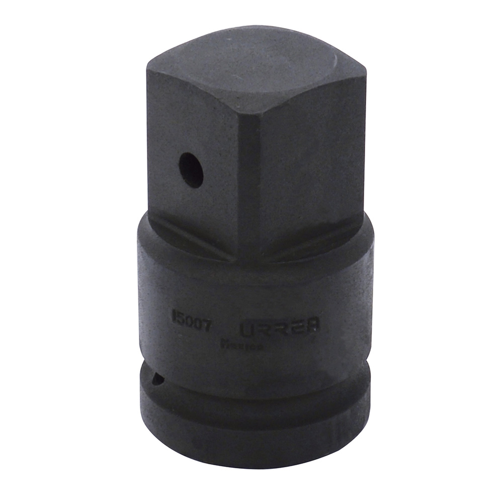 Adaptador con barreno pasado para dado de impacto cuadro de 1" hembra a 1-1/2" macho Urrea