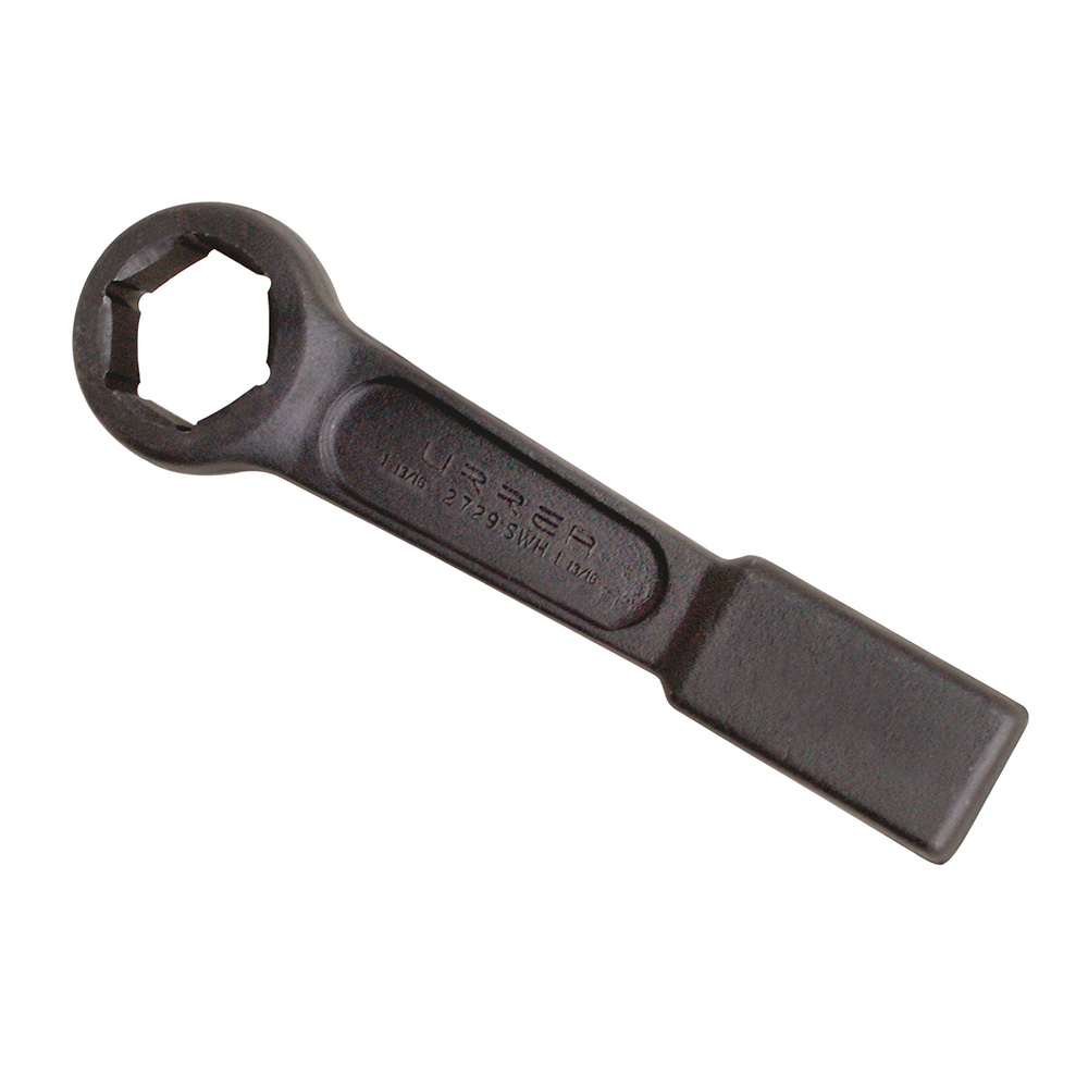 Llave de golpe plana fosfatizada en pulgadas, 6 puntas, 1-13/16" Urrea