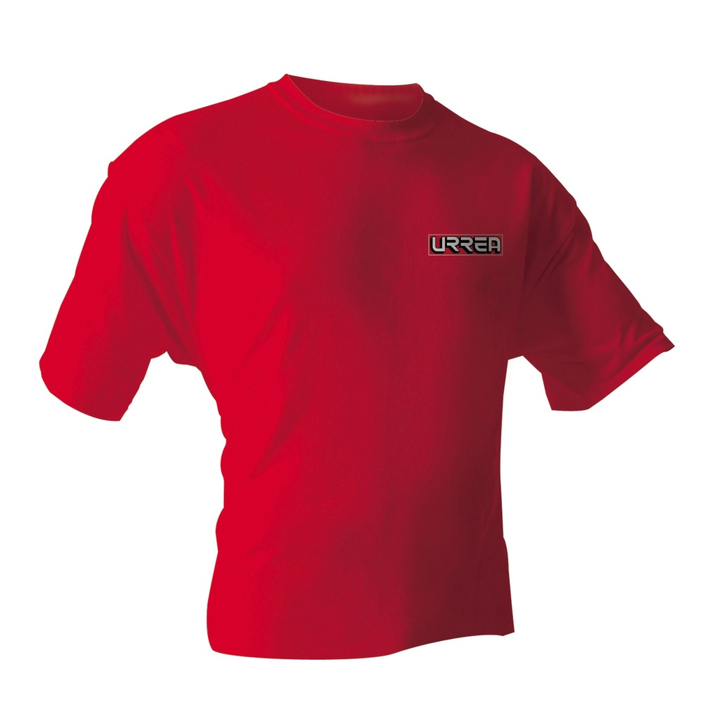 Playera cuello redondo color rojo talla CH Urrea