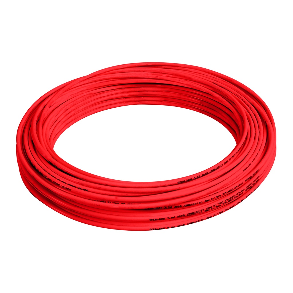 Cable eléctrico THW calibre 14, 100 m color rojo Surtek