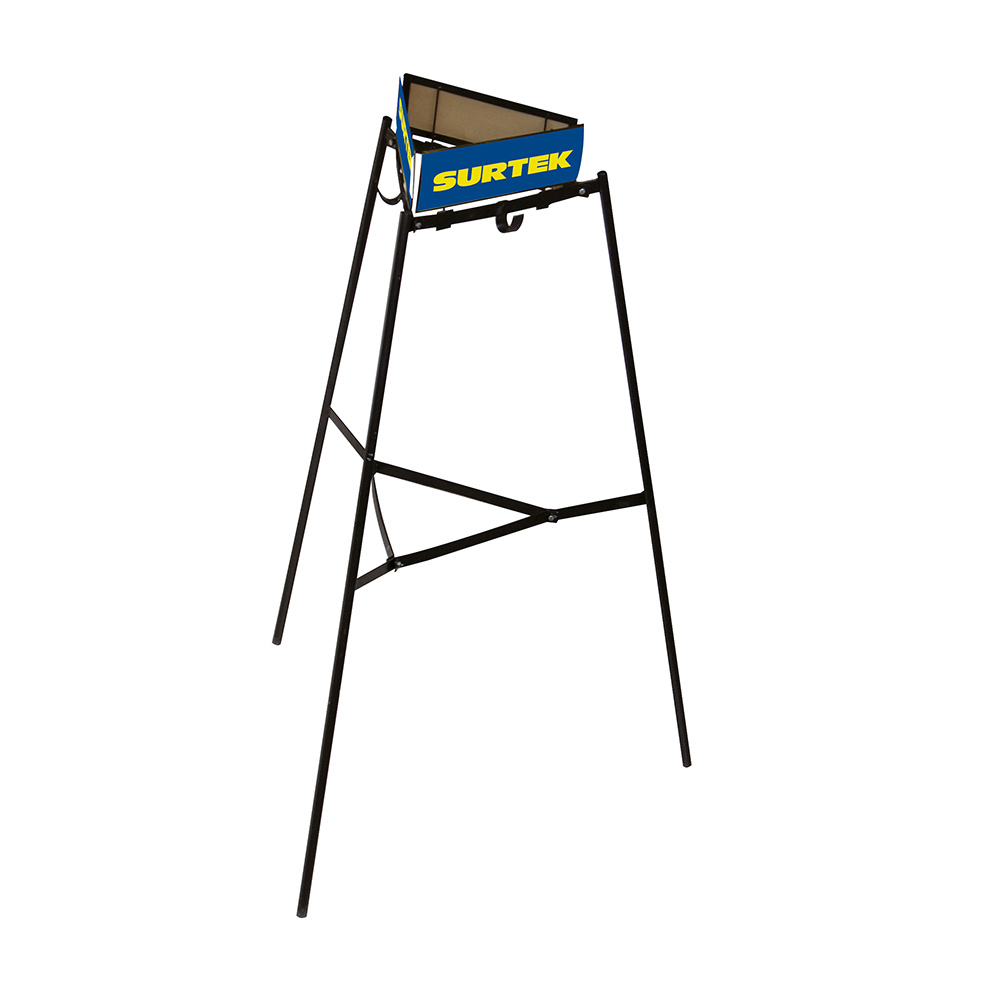 Exhibidor de piso para carretillas 78.5 x 78.5 x 175 cm Surtek