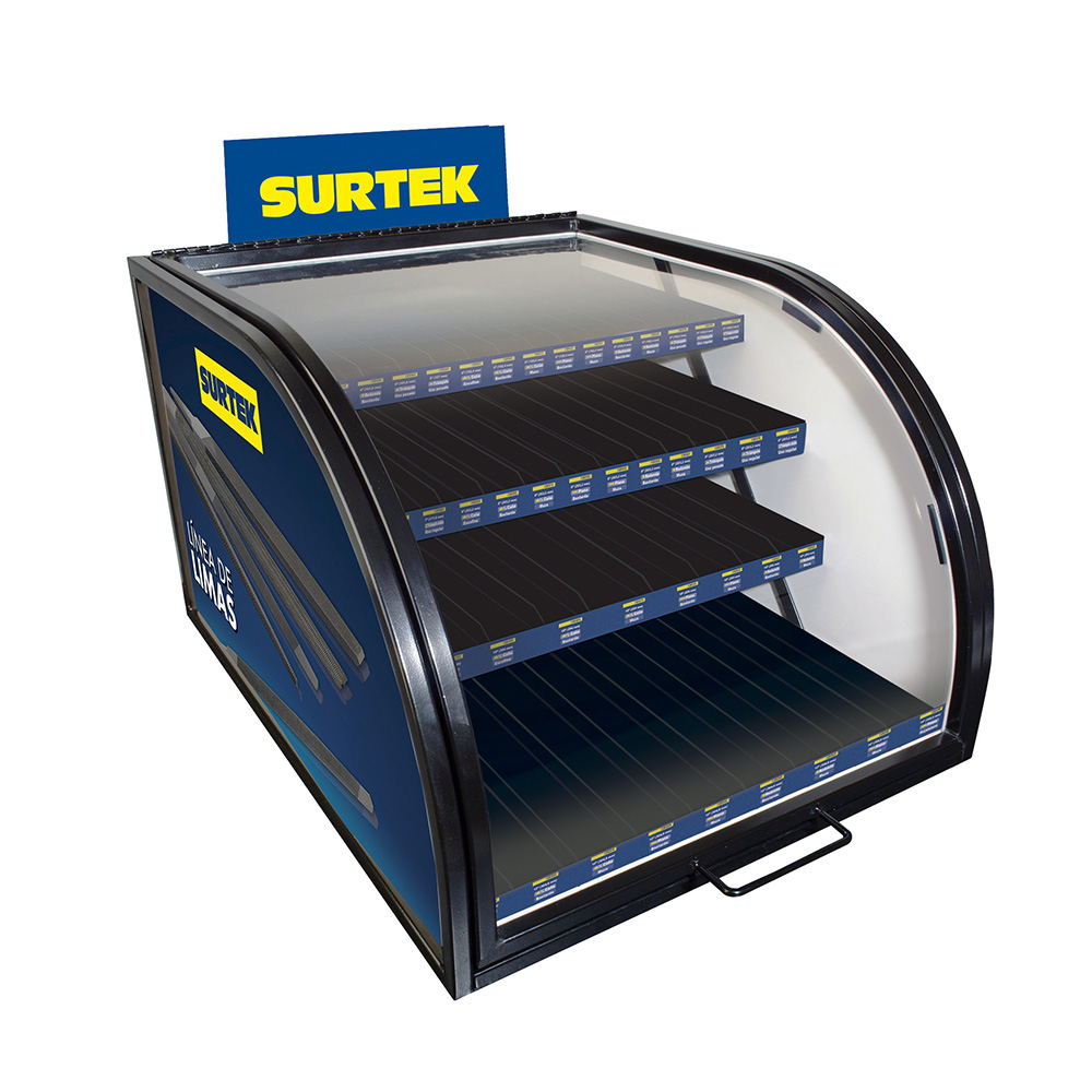 Exhibidor de mostrador para limas 31 x 41.5 x 54.5 cm Surtek