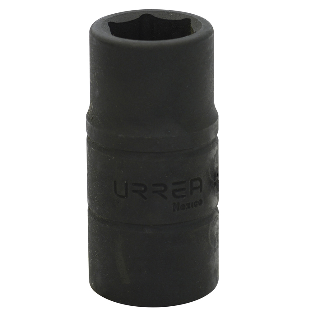 Dado de impacto corto doble boca métrico cuadro de 1/2", 19 x 21 mm Urrea