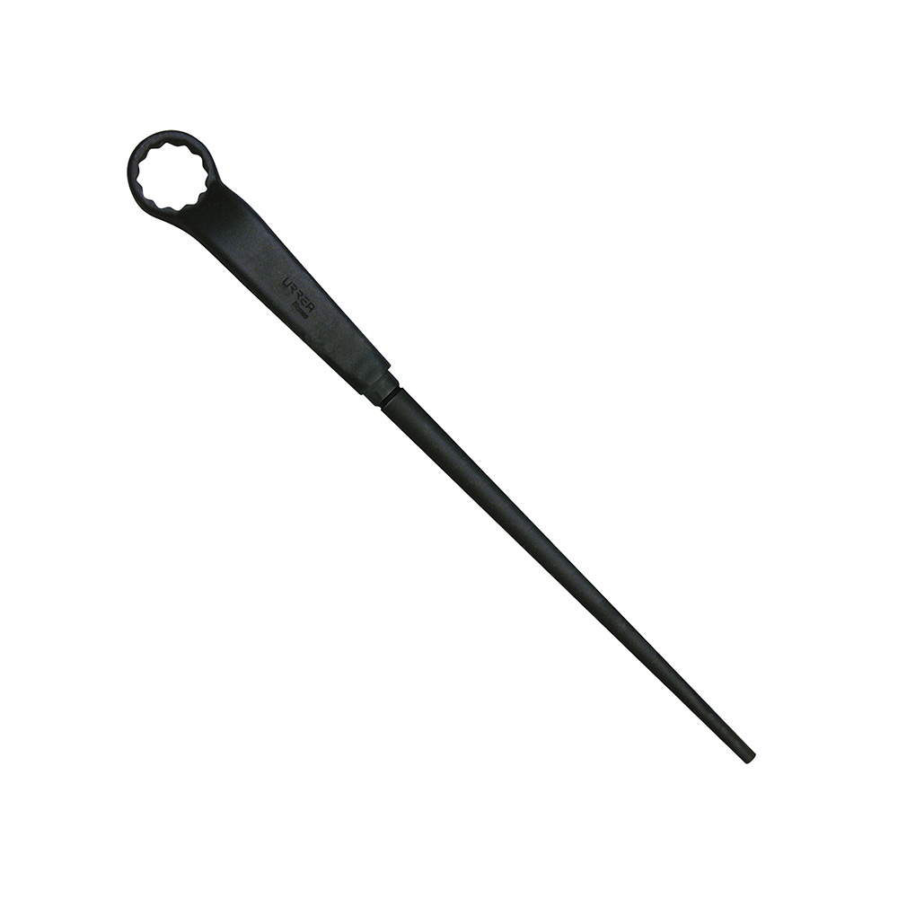 Llave acodada de alta palanca fosfatizada con cola en pulgadas, 12 puntas, 1-7/16" Urrea