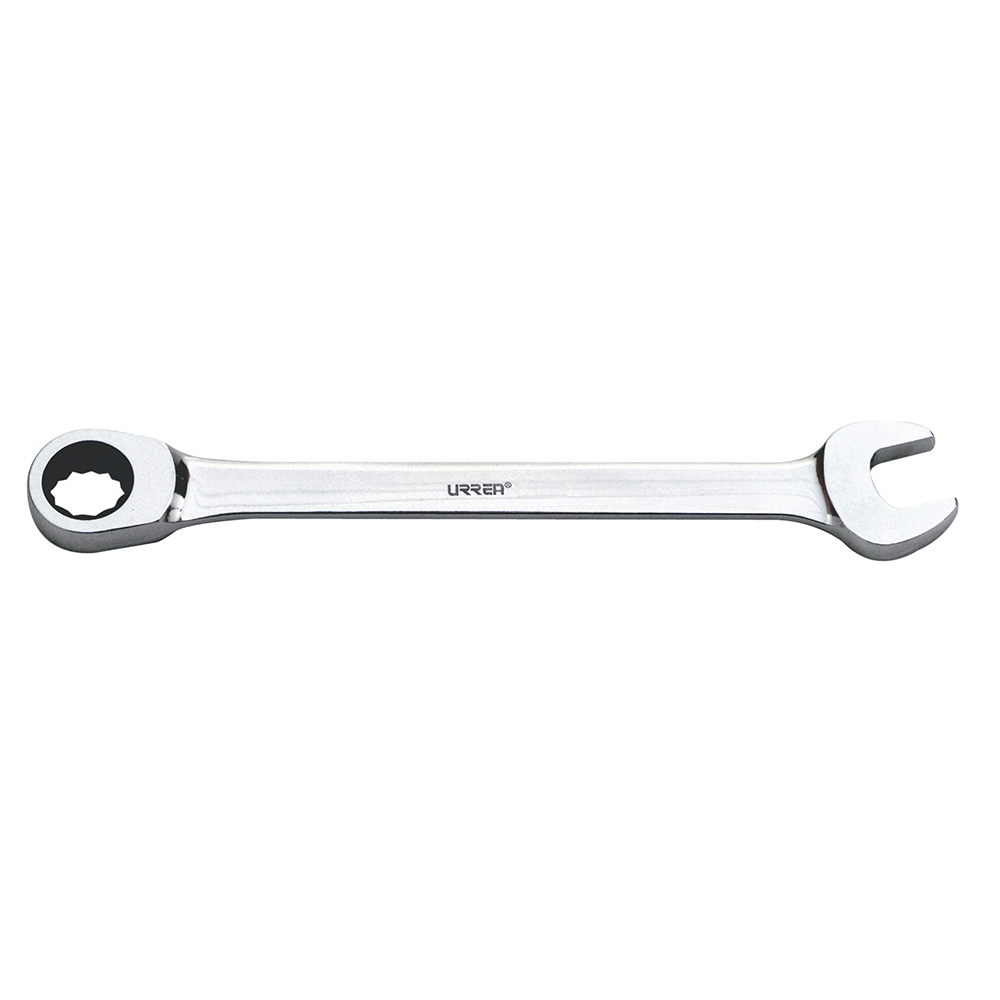 Llave combinada pulido espejo de matraca métrica, 12 puntas, 12 mm Urrea