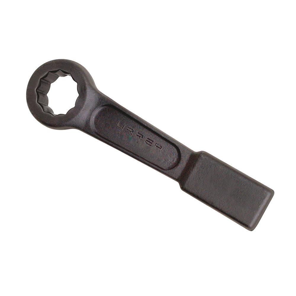 Llave de golpe plana fosfatizada métrica, 12 puntas, 105 mm Urrea