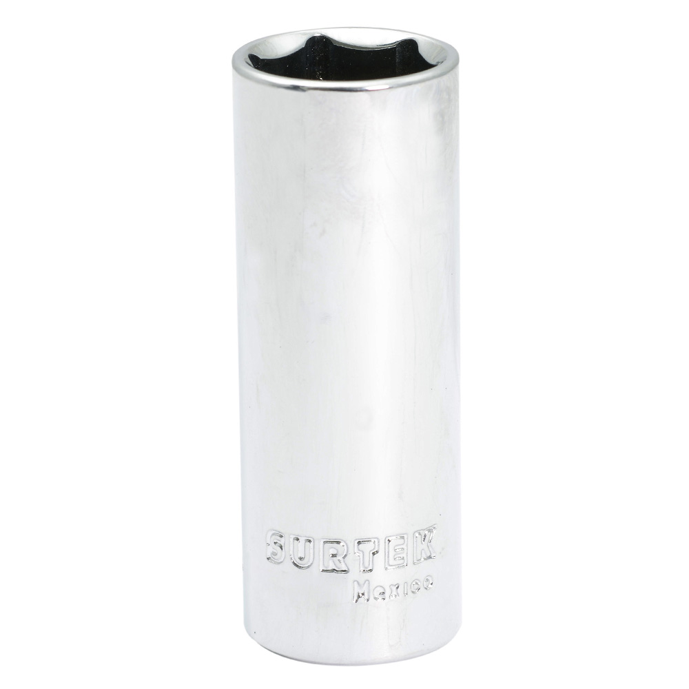 Dado largo cuadro de 3/8", 6 puntas, en pulgadas, 11/16" Surtek