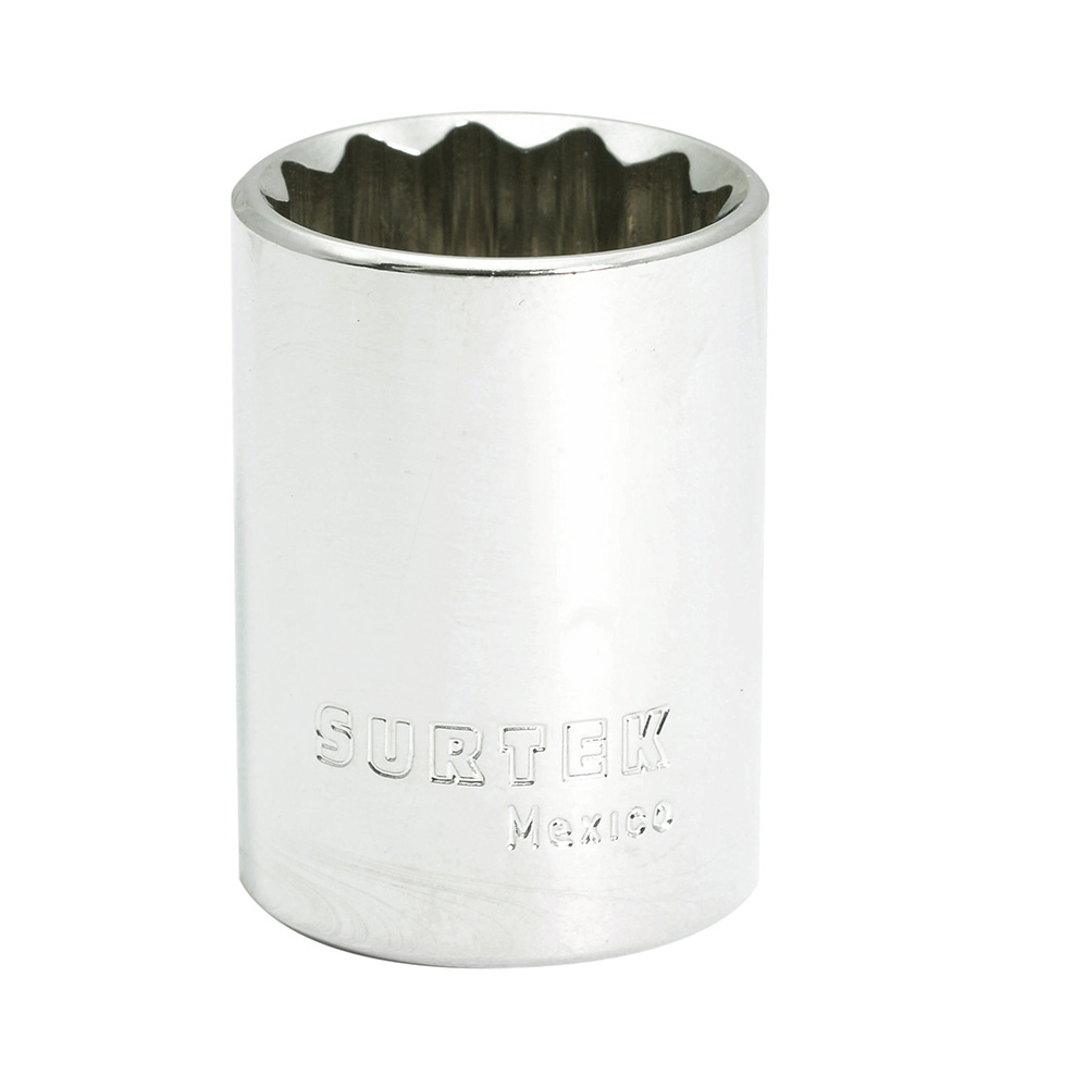 Dado en pulgadas cuadro de 1/2", 12 puntas, 1" Surtek