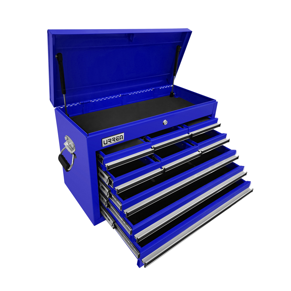 Gabinete superior 9 gavetas color azul serie X 27" Urrea