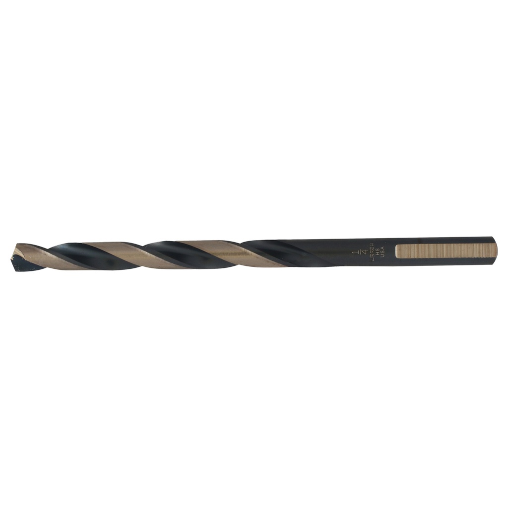 Broca premium de acero de alta velocidad 1/4" zanco 3 planos Urrea