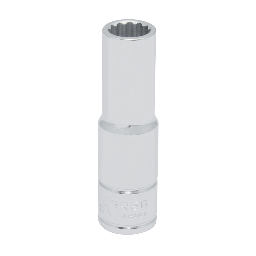 Dado cuadro de 1/2", 12 puntas, en pulgadas, 1/4" Urrea