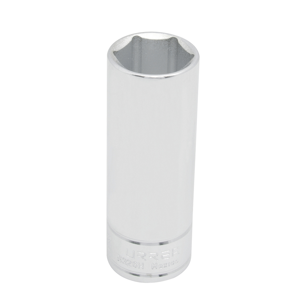 Dado largo cuadro de 1/2", 6 puntas, en pulgadas, 1" Urrea