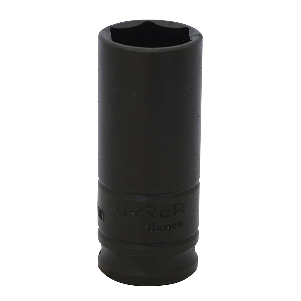 Dado de impacto largo cuadro de 3/8", 6 puntas, métrico, 18 mm Urrea