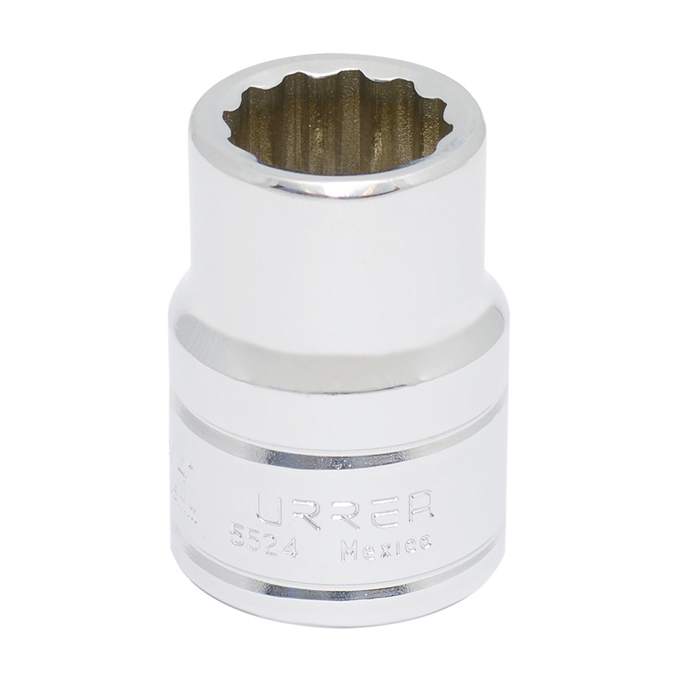 Dado cuadro de 3/4", 12 puntas, en pulgadas, 3/4" Urrea