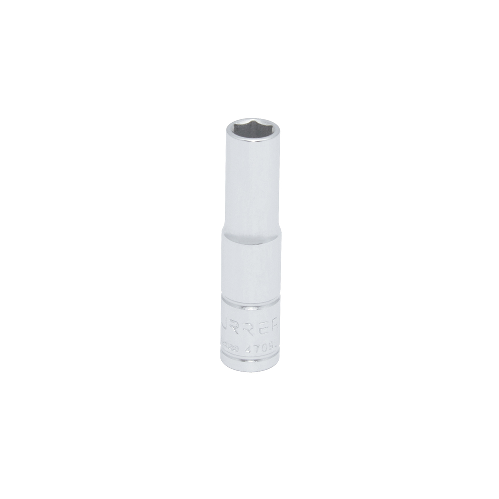 Dado largo cuadro de 1/4", 6 puntas, en pulgadas, 1/4" Urrea