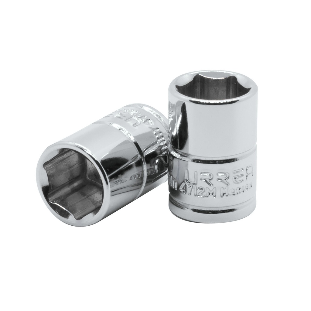 Dado cuadro de 1/4", 6 puntas, métrico, 8 mm Urrea