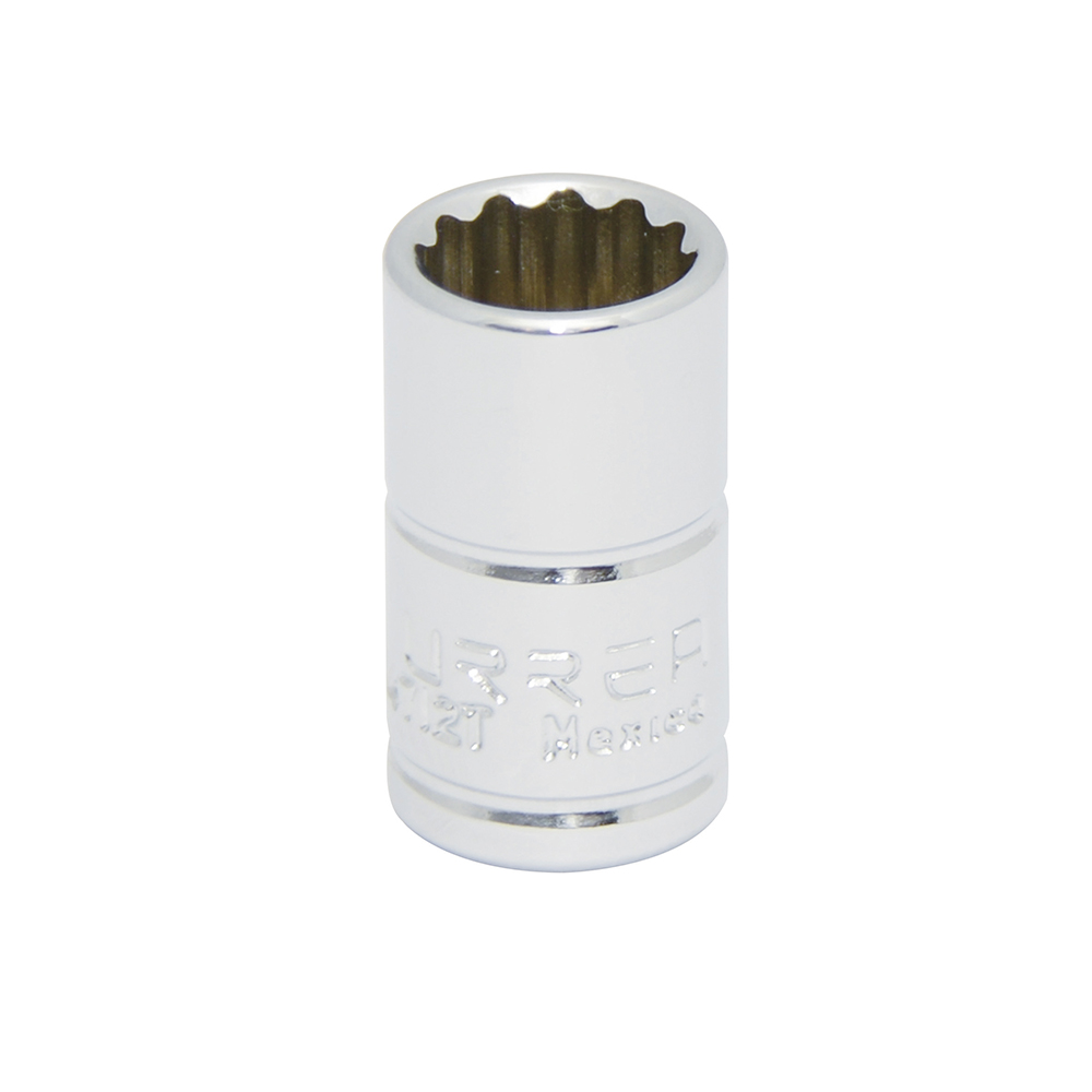 Dado cuadro de 1/4", 12 puntas, en pulgadas, 11/32" Urrea