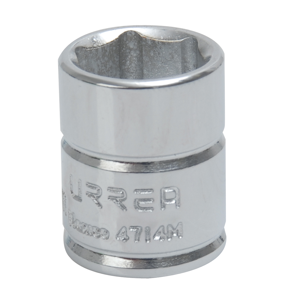 Dado cuadro de 1/4", 6 puntas, métrico, 14 mm Urrea