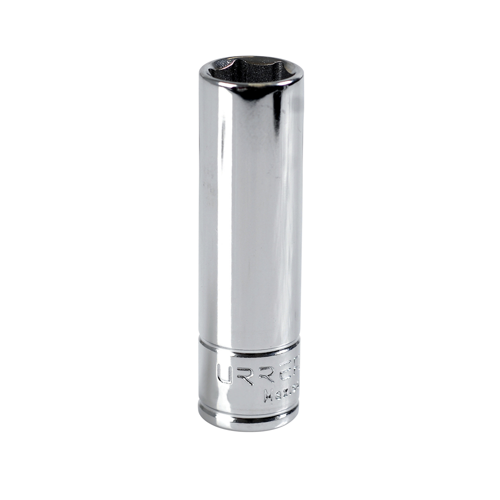 Dado largo cuadro de 3/8", 6 puntas, en pulgadas, 11/16" Urrea