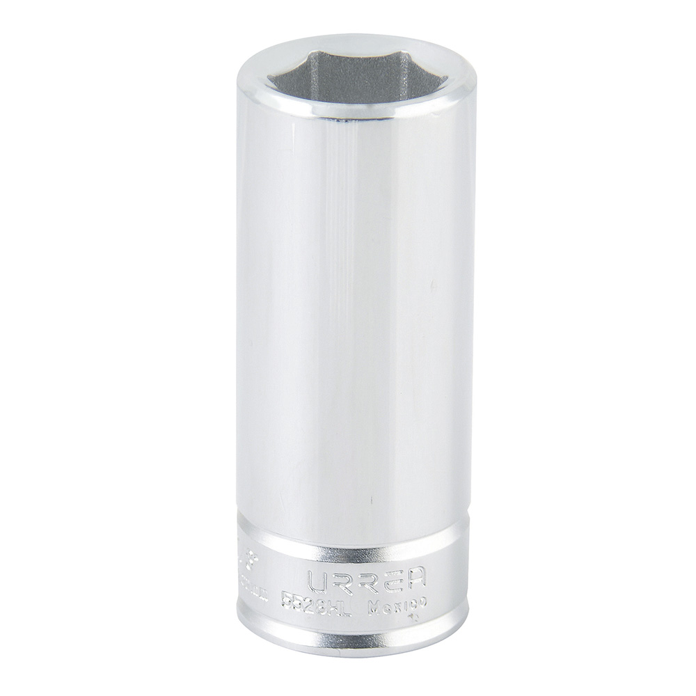 Dado largo cuadro de 3/4", 6 puntas, en pulgadas, 7/8" Urrea