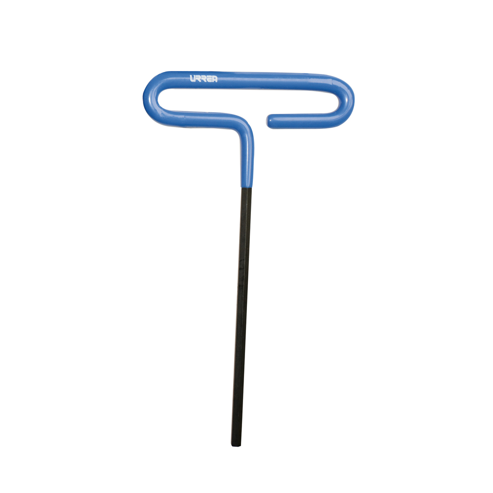 Llave hexagonal corta tipo "T" mango de vinil, métrica, 10 mm Urrea