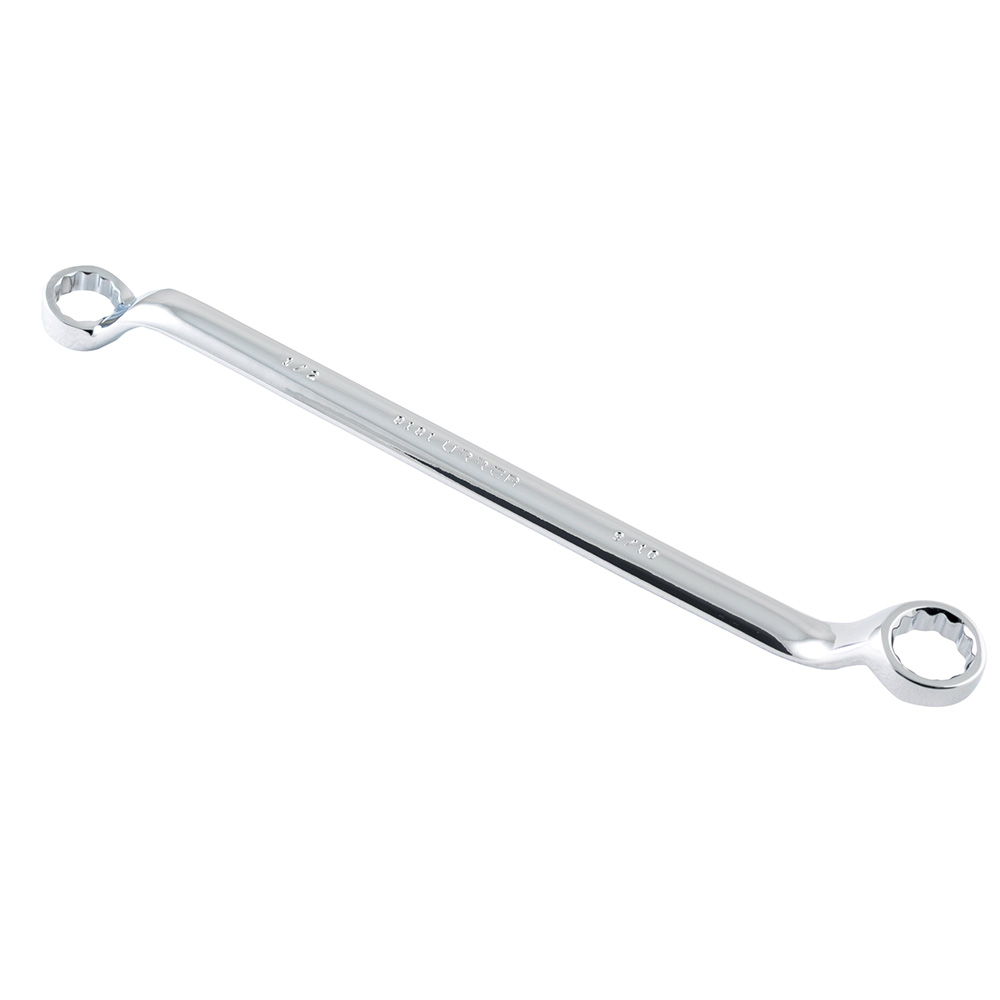 Llave de estrías pulido espejo de 45° en pulgadas, 12 puntas, 1/2" x 9/16" Urrea