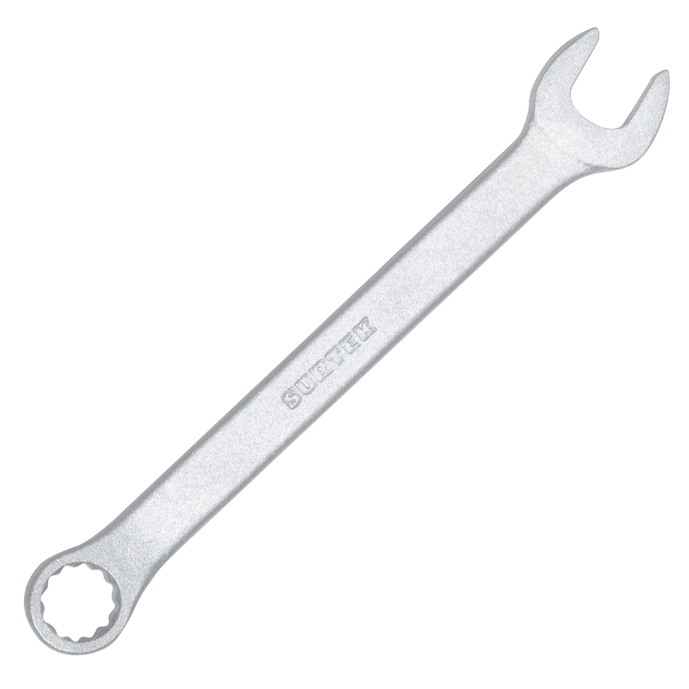Llave combinada satinada en pulgadas, 12 puntas, 3/8" Surtek