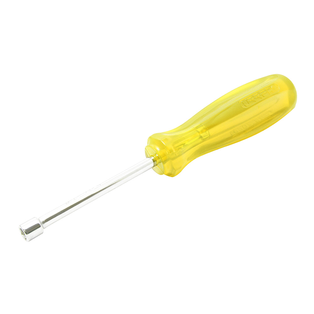 Destornillador con mango ámbar color amarillo, de caja en pulgadas 5/16" x 3" Urrea