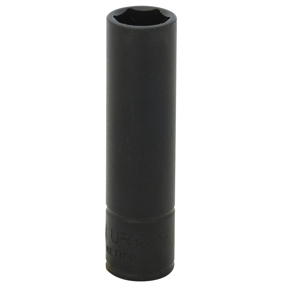 Dado de impacto largo cuadro de 1/4", 6 puntas, métrico, 12 mm Urrea
