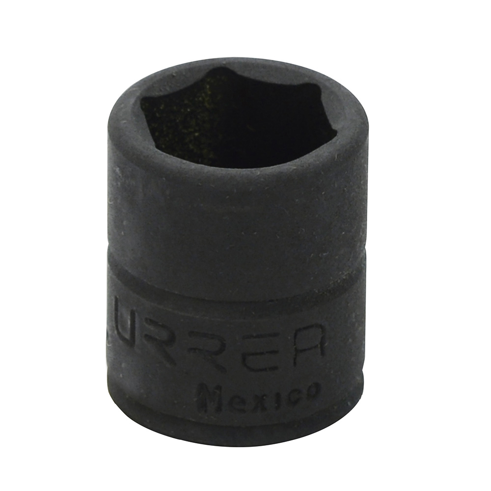 Dado de impacto cuadro de 1/4", 6 puntas, en pulgadas, 7/16" Urrea