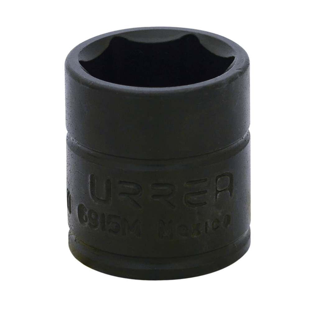 Dado de impacto cuadro de 1/4", 6 puntas, métrico, 15 mm Urrea