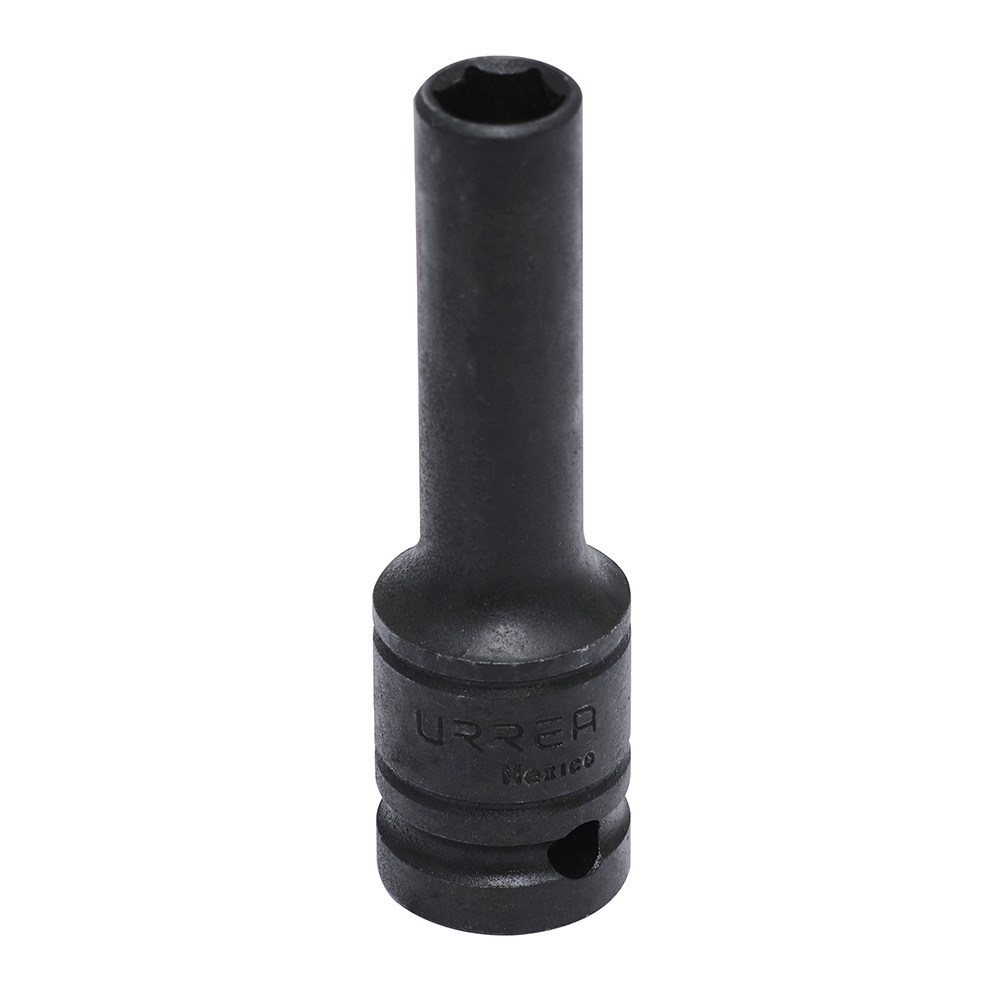 Dado de impacto pared delgada cuadro de 1/2", 6 puntas, métrico, 16 mm Urrea