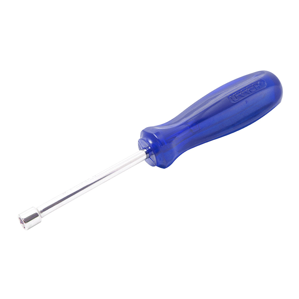 Destornillador con mango ámbar color azul, de caja en pulgadas 3/8" x 3" Urrea