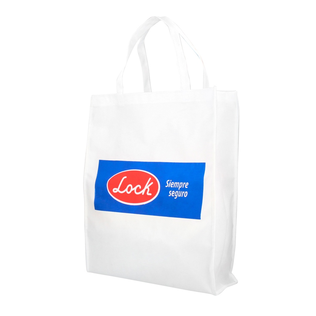 Paquete de bolsas ecológicas reutilizables 40 x 50 x 14 cm, 50 piezas Lock