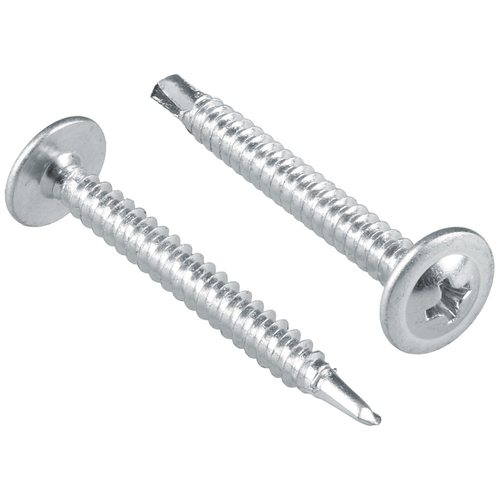 Pija cabeza de cruz punta de broca 1/2" x #8, 100 piezas Surtek