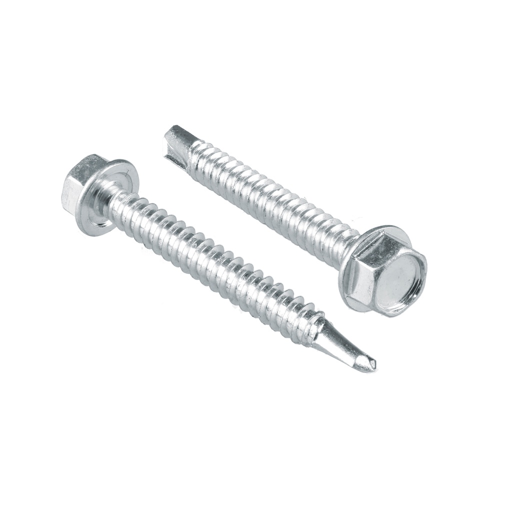 Pija cabeza hexagonal con punta de broca 1" x #14, 100 piezas Surtek