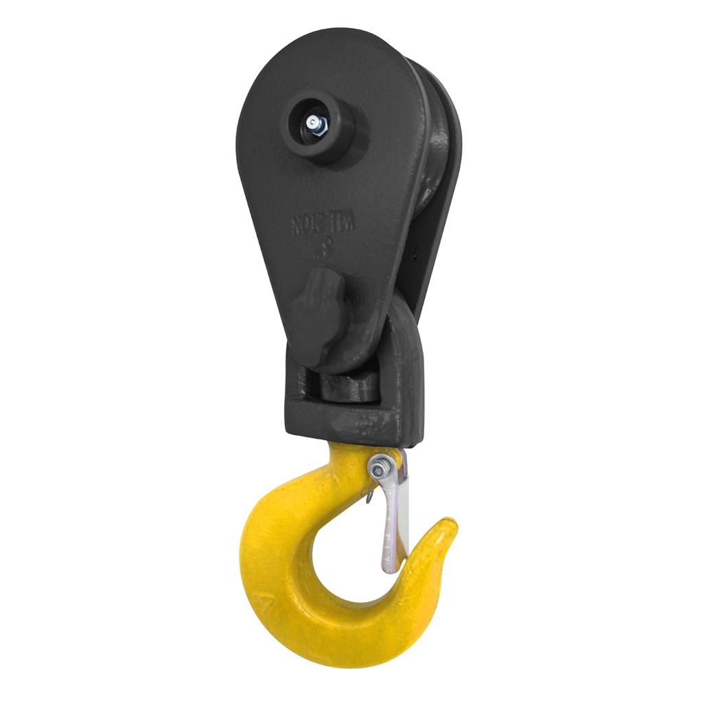 Polea con gancho para cable 3/8", 2 ton Surtek